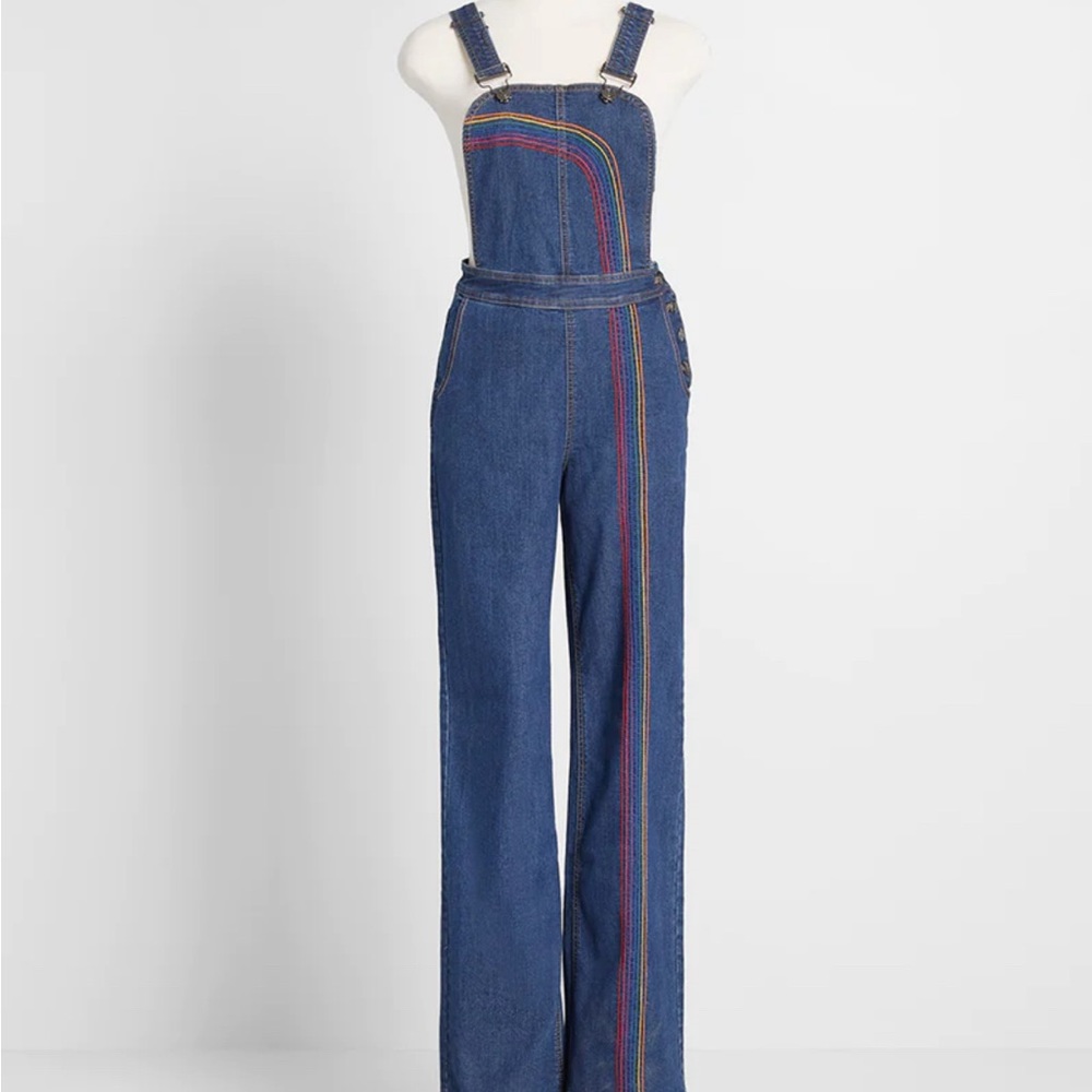 ModCloth Rainbow With Me Overalls